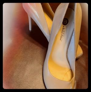 Patent leather pumps